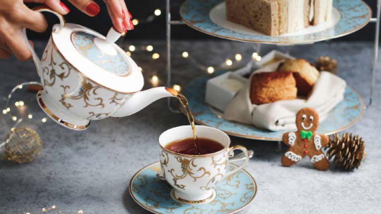 christmas tea Four Seasons Hotel Bahrain Bay