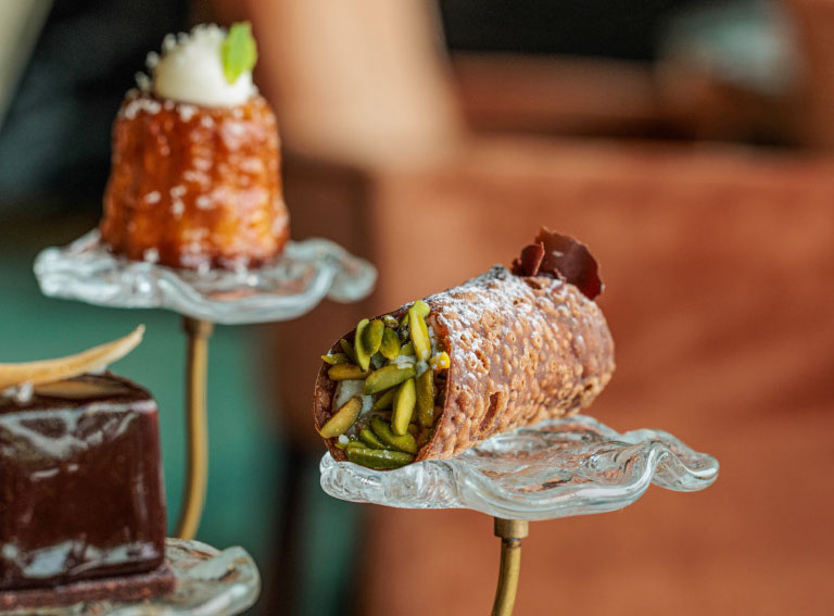 Bay View Lounge, located at the Four Seasons Hotel Bahrain Bay