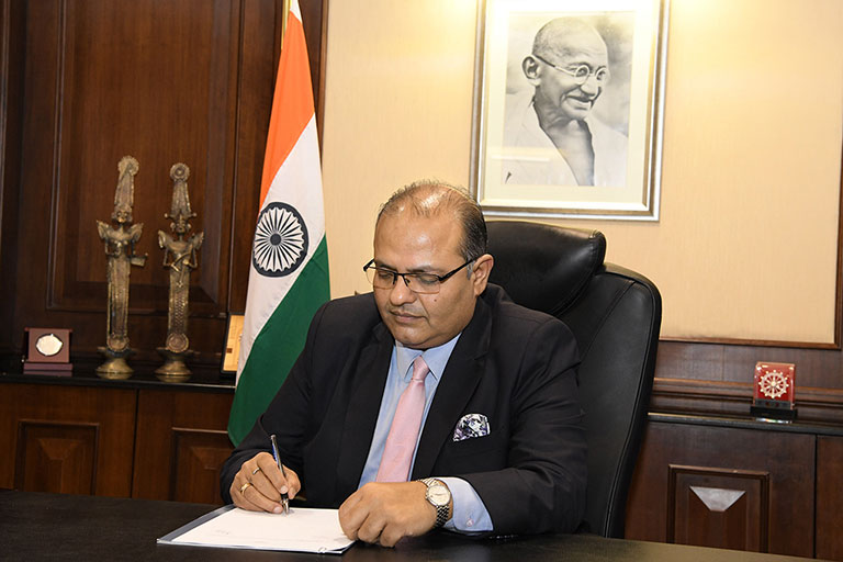 Ambassador of India HE Piyush Srivastava in Bahrain