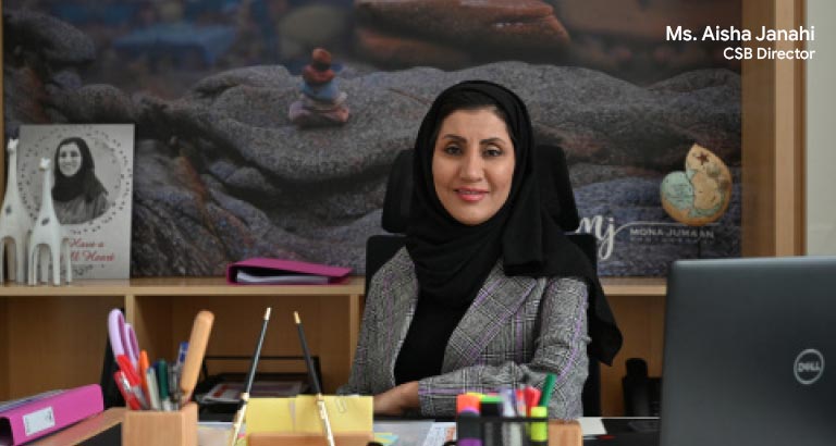 Ms. Aisha Janahi CSB Director