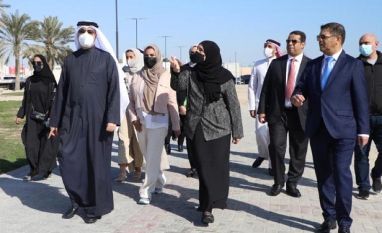 Bahrain Launches its First Solar Covered Walkway