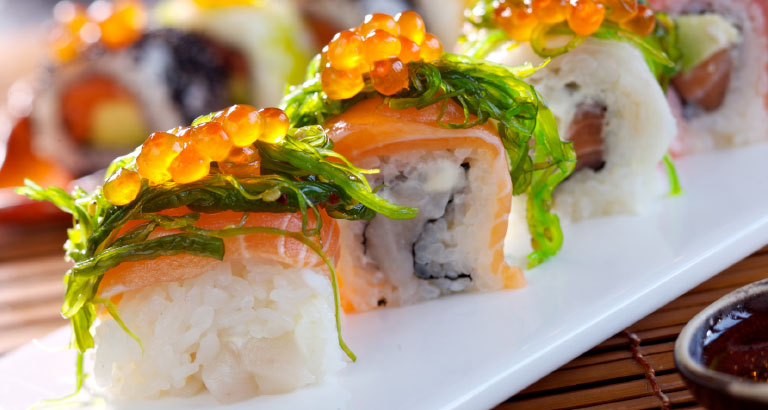SUSHI FOR DINNER