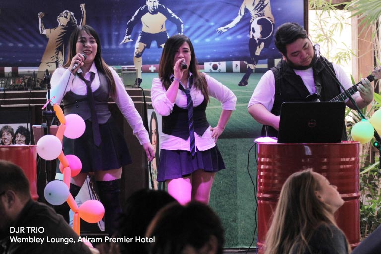djr trio at wembley lounge atiram premier hotel, bahrain new nightclub