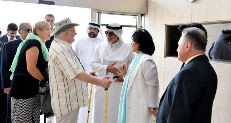 The visit to Bahrain of Nobel Peace Prize 