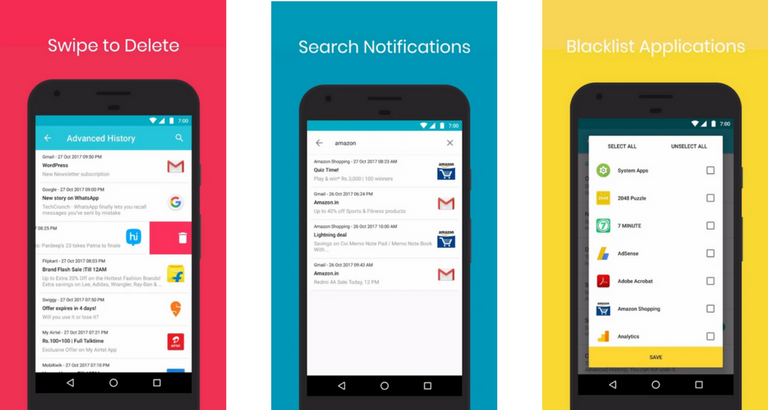 App: Notification History Log