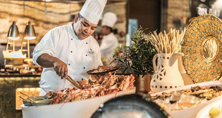 bahrain bay kitchen at the four seasons bahrain bay 