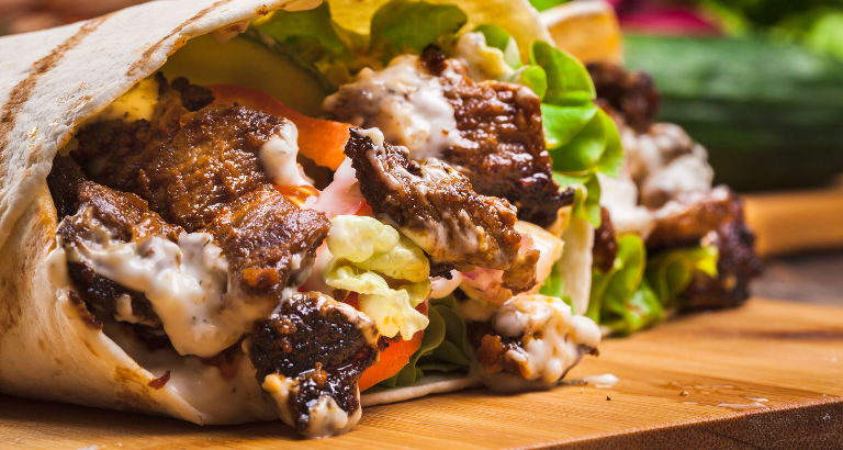 Popular Street Food - The Shawarma