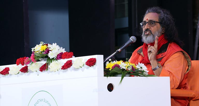 Swami Amritaswarupananda in bahrain 