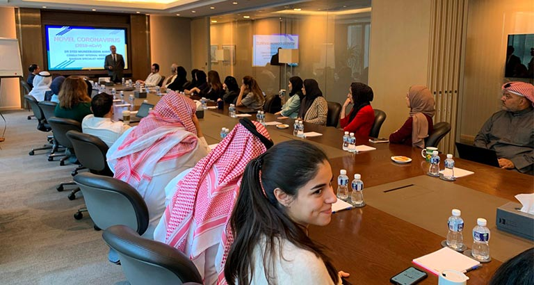 Bahrain Specialist Hospital coronavirus awareness spread 