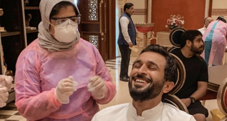 HH Shaikh Nasser praises medical teams efforts 