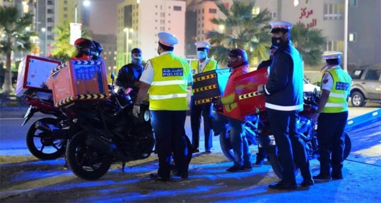 3,885 motorcycle riders booked for traffic violations in Bahrain 