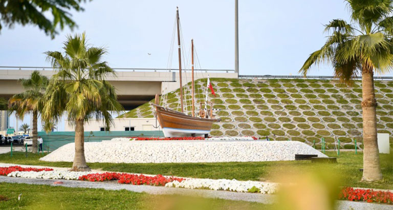 Beautification of Al Farooq Junction completed 