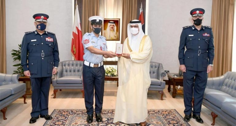 Policeman Honoured for Rescuing Child in Bahrain 