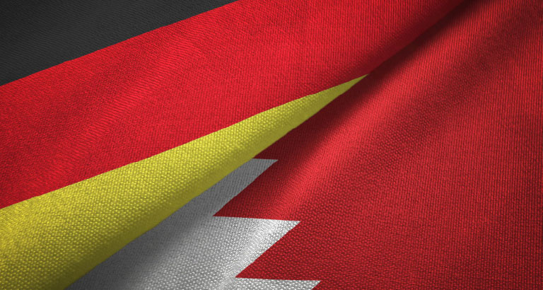 Made in Germany and Bahrain 