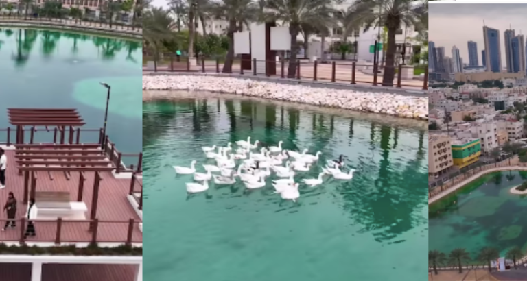 The Iconic Water Garden in Salmaniya Reopens 
