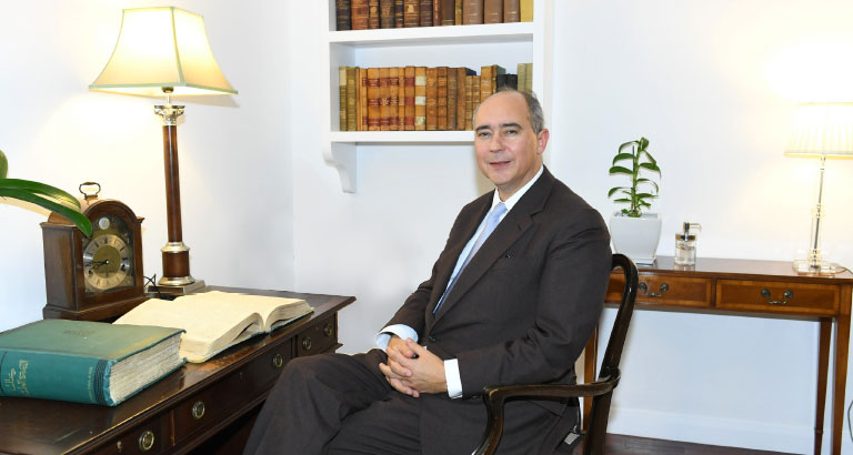 Lord Dominic Johnson of Lainston CBE visited Bahrain