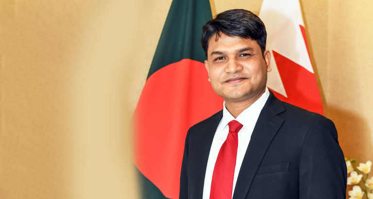 Mr. A.K.M. Mohiuddin Kayes, Embassy of Bangladesh, Highlighting 50 Years of Diplomatic Relations