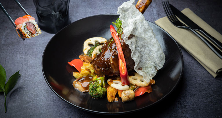 Bo.Sabi located at The Diplomat Radisson Blu Hotel, Residence and Spa