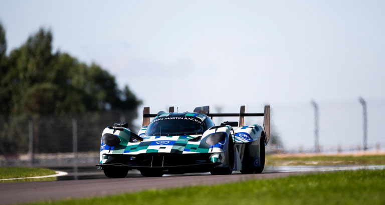 Aston Martin Valkyrie AMR-LMH Hypercar hits the track