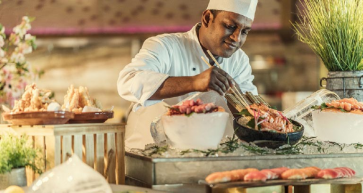 four seasons hotel bahrain bay’s bahrain bay kitchen