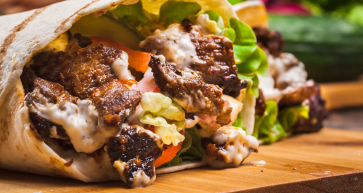Popular Street Food - The Shawarma
