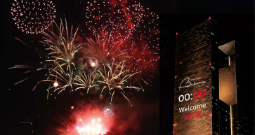 For the First Time in the Kingdom of Bahrain New year celebration 2020