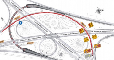 Lane to be Closed on Saar Interchange