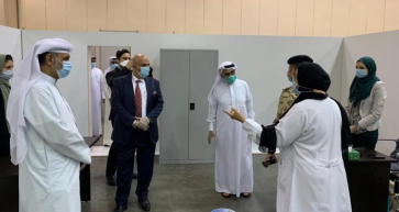SCH Chief visits COVID-19 Clinical Trial Centre