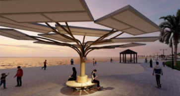 Bahrain Launches its First Solar Covered Walkway