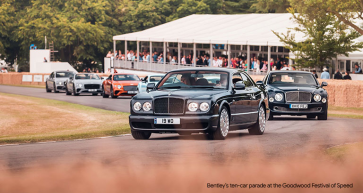 Bahrain Celebrating 40 Years Of Turbo Bentleys