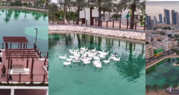 The Iconic Water Garden in Salmaniya Reopens